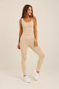Set Deportivo En Rib Blusa y Leggins