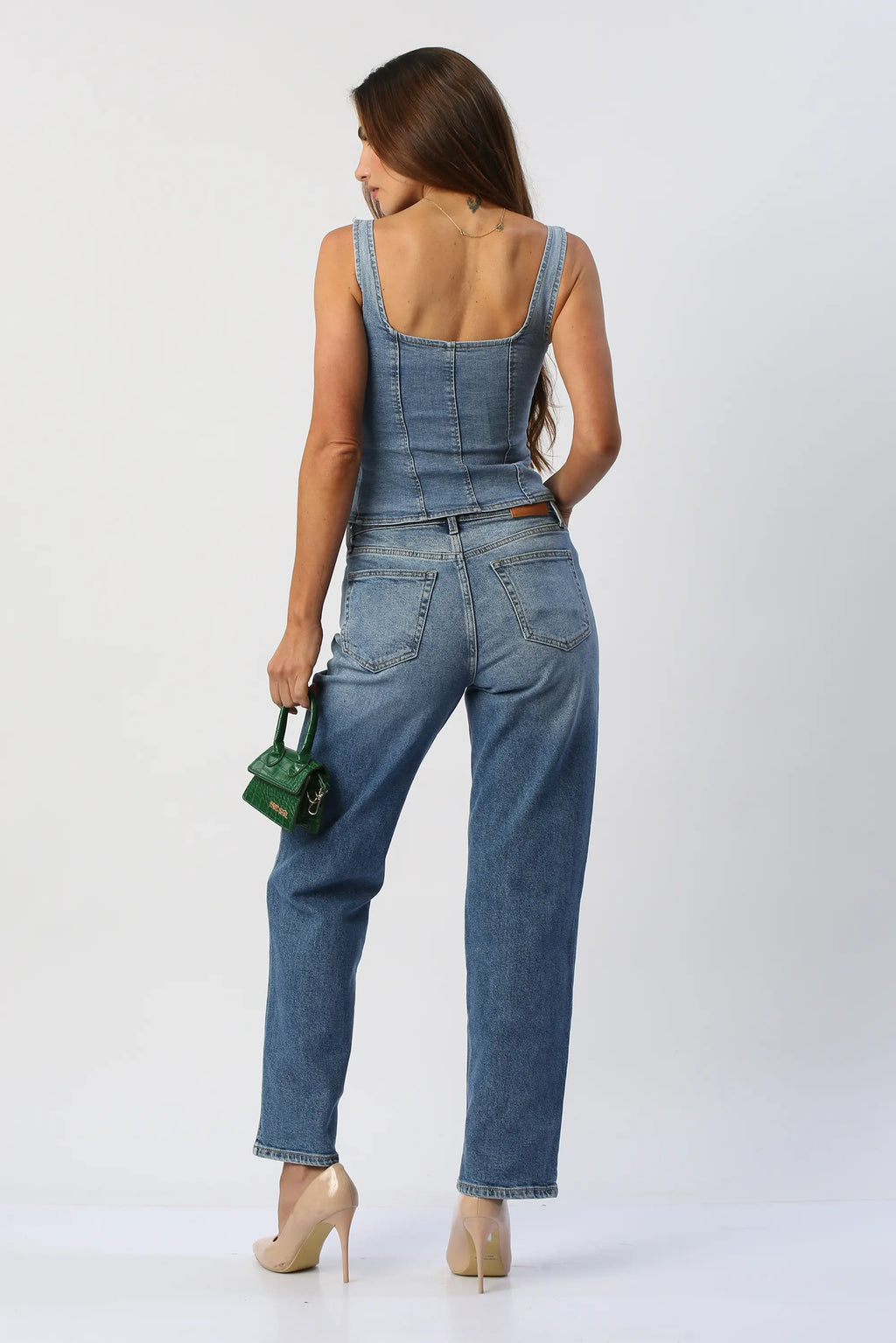 Blusa En Jean Con Botones