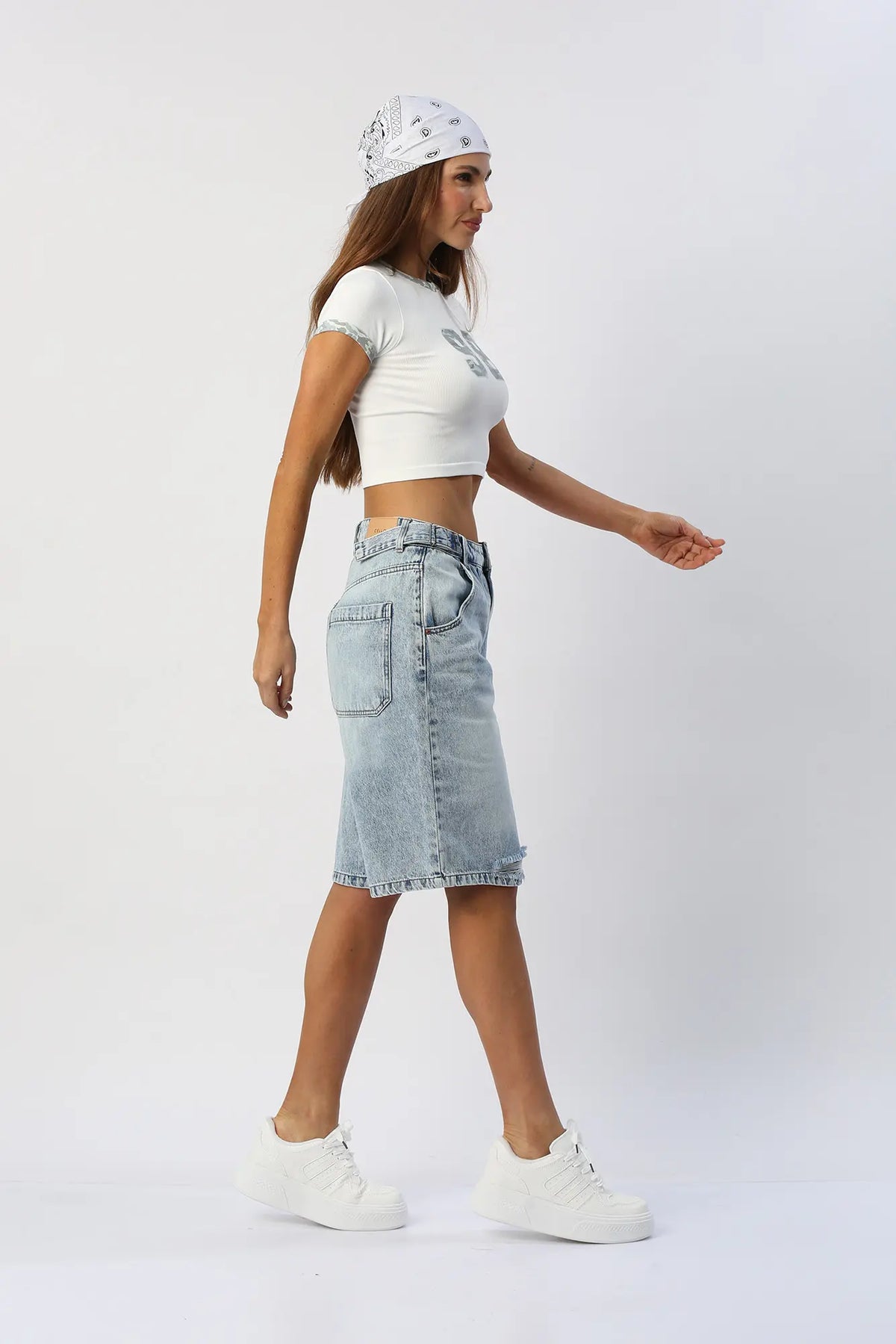 Blusa Crop Estilo Baby Tee ANWD