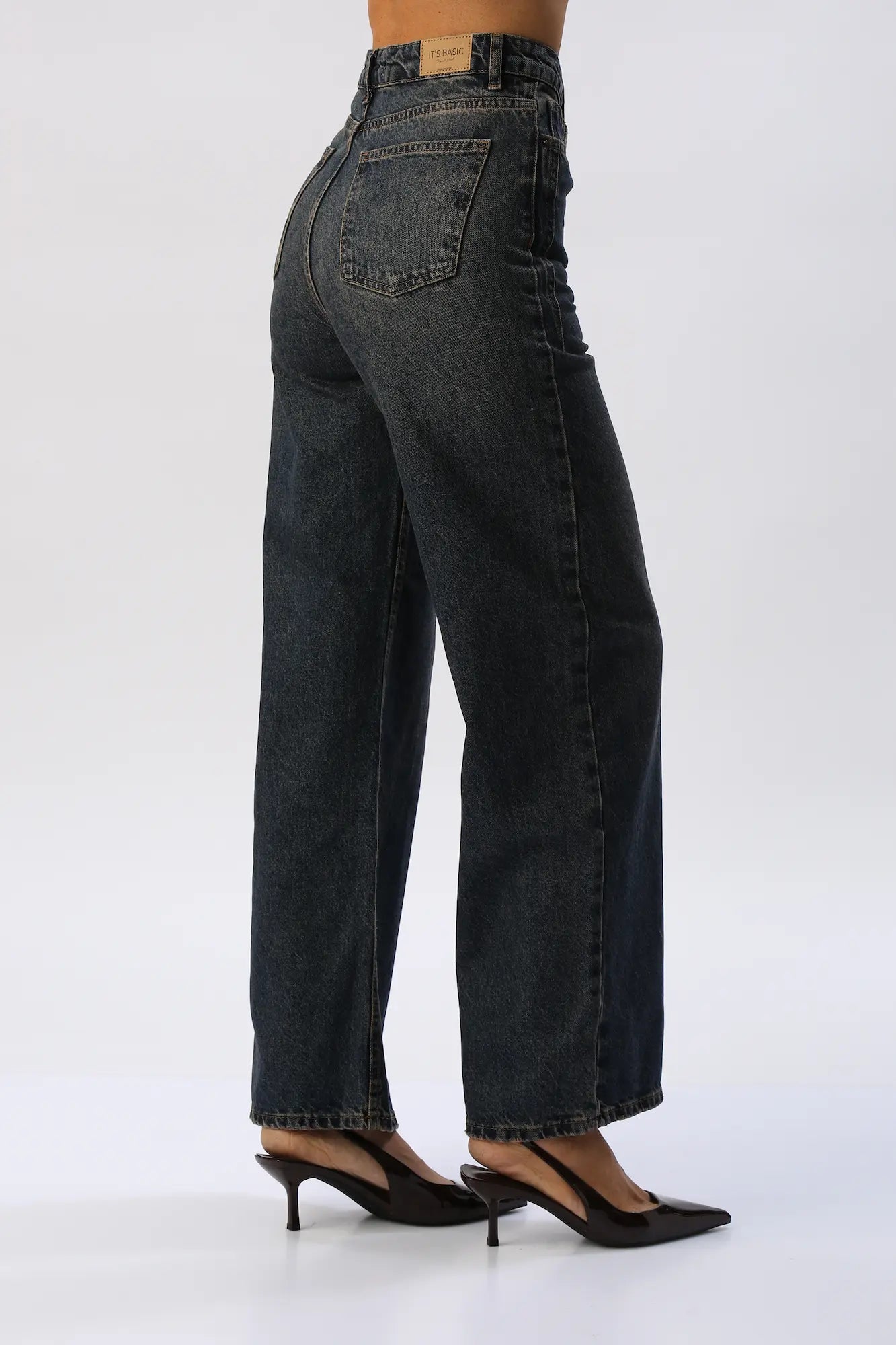 Jean Wide Leg Oscuro IT´S BASIC