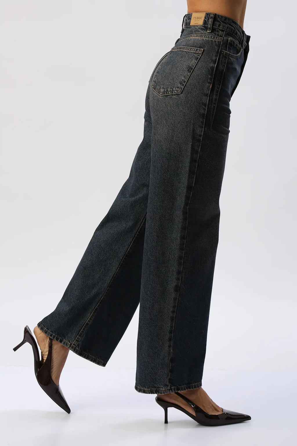 Jean Wide Leg Oscuro IT´S BASIC