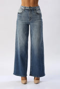 Jean Wide Leg Con Taches CELLO