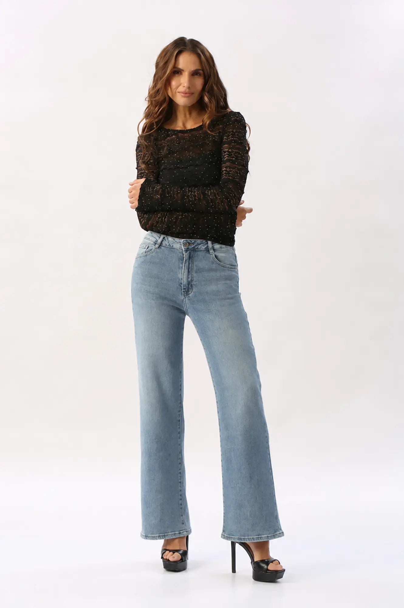 Jeans Recto Básico de HELLO MISS