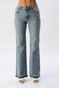 Jean Flare Con Taches Laterales KANCAN