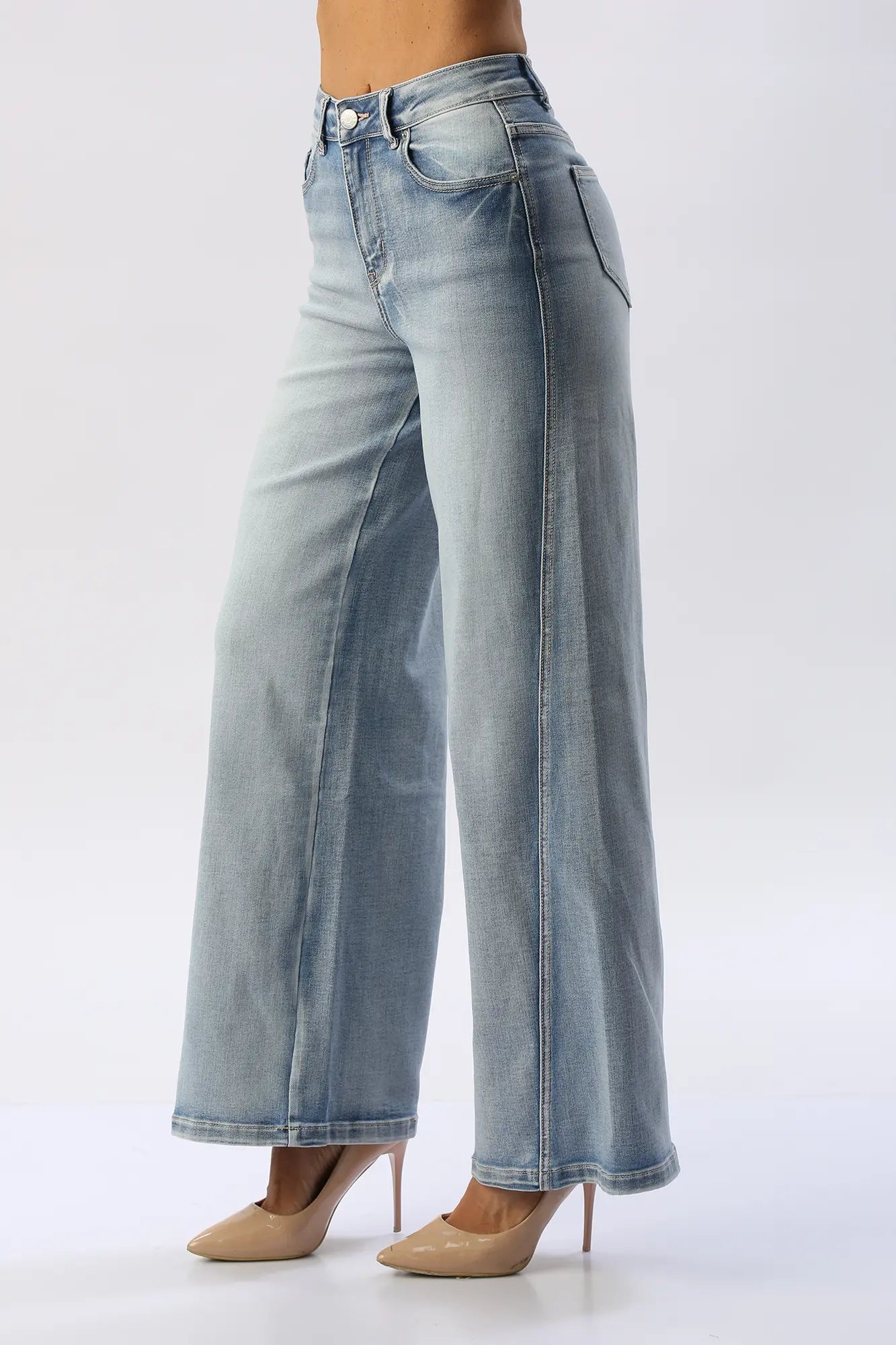 Jean Wide Leg Costura Frontal ENCORE