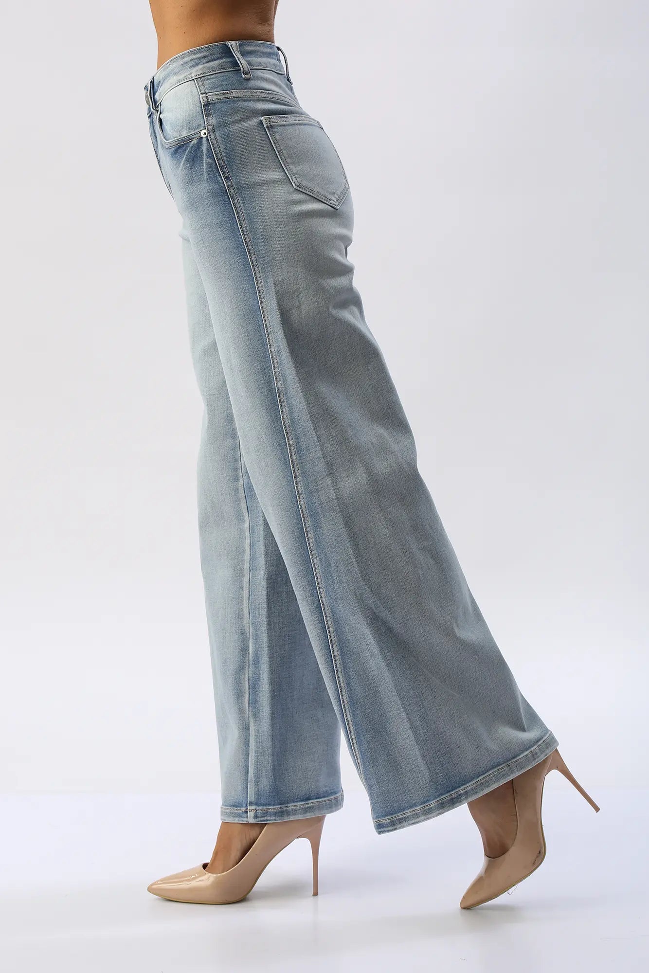 Jean Wide Leg Costura Frontal ENCORE