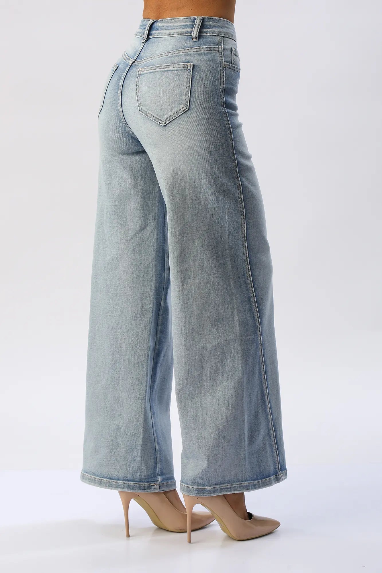 Jean Wide Leg Costura Frontal ENCORE