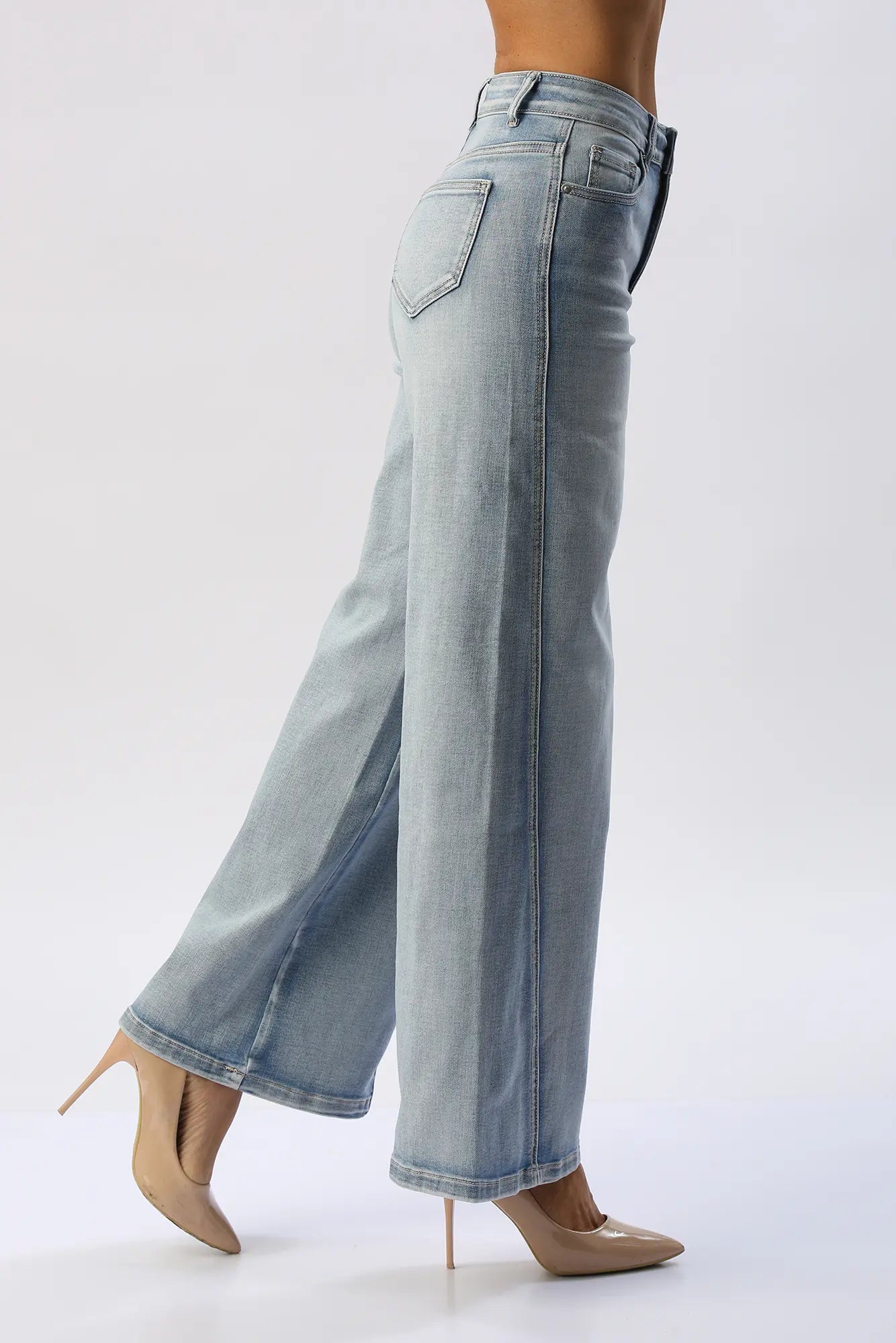 Jean Wide Leg Costura Frontal ENCORE