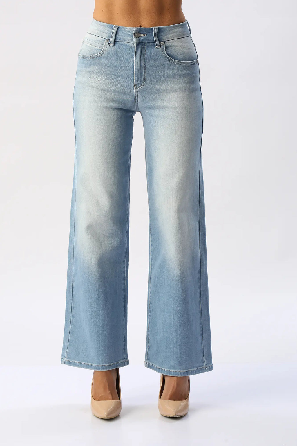 Jean Wide Leg Claro ENCORE