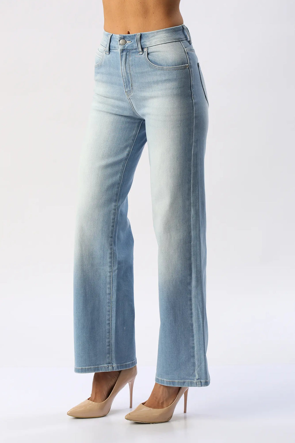 Jean Wide Leg Claro ENCORE