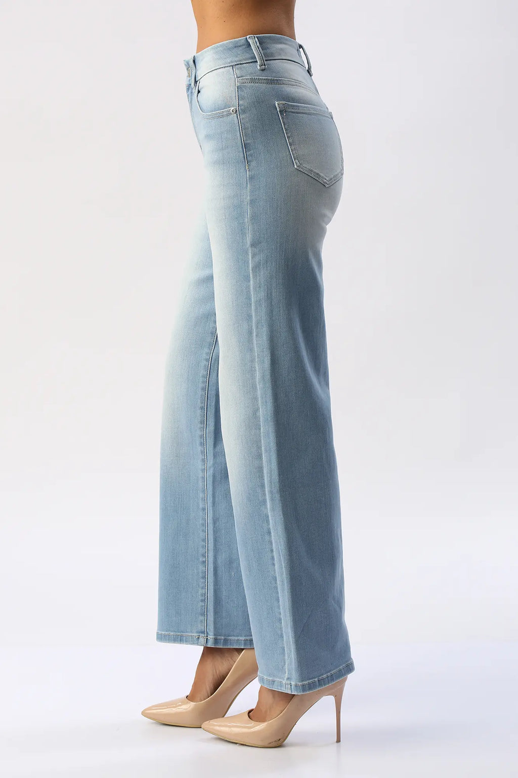 Jean Wide Leg Claro ENCORE