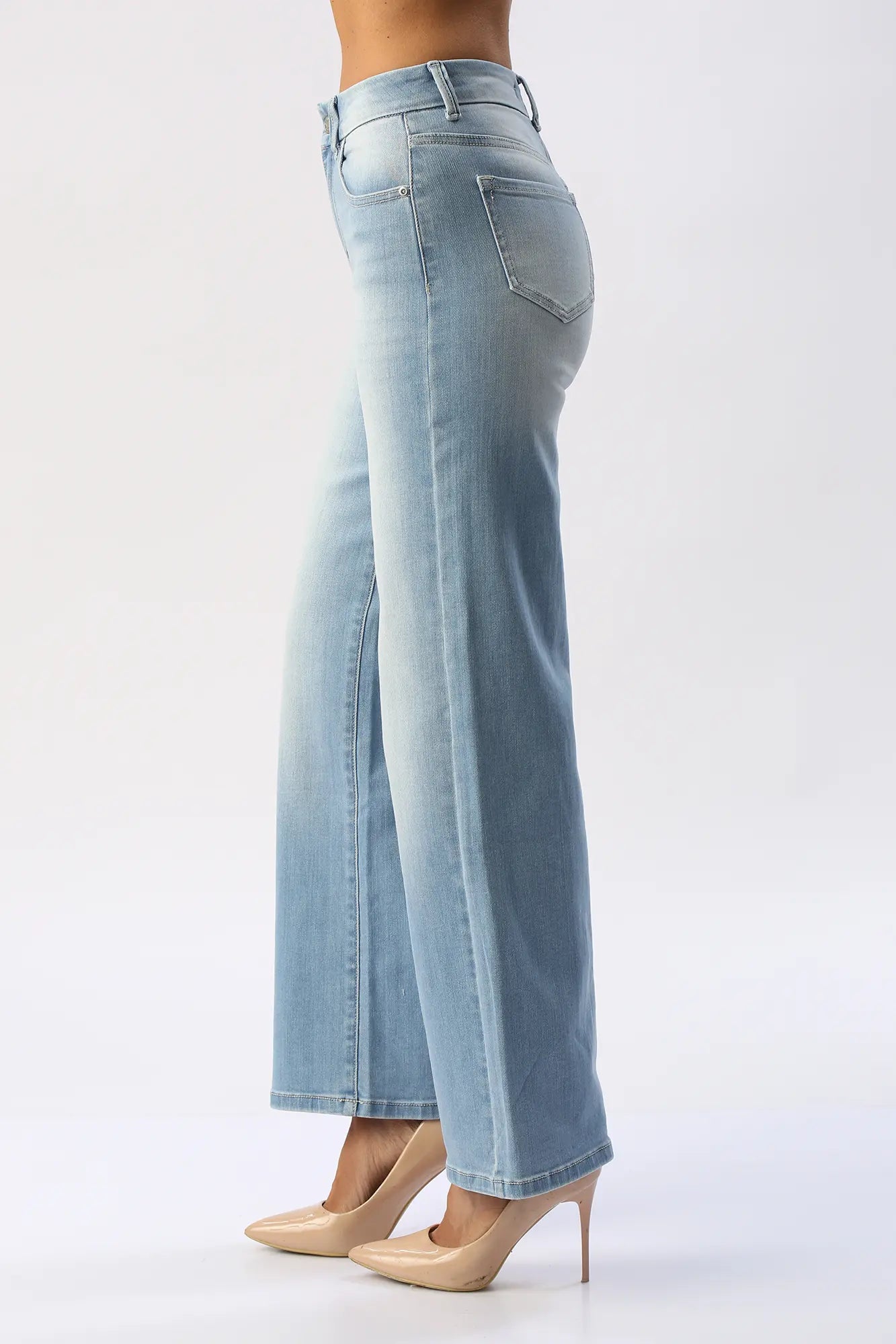 Jean Wide Leg Claro ENCORE