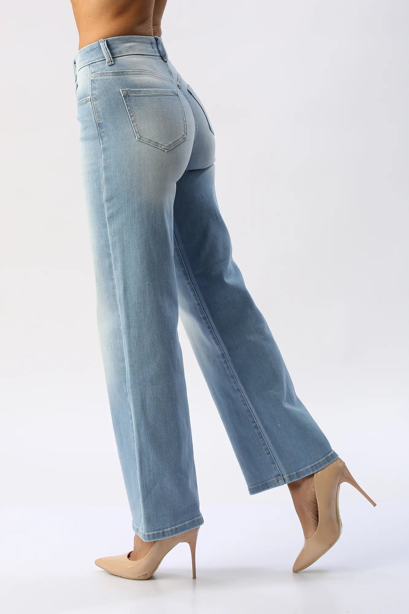 Jean Wide Leg Claro ENCORE