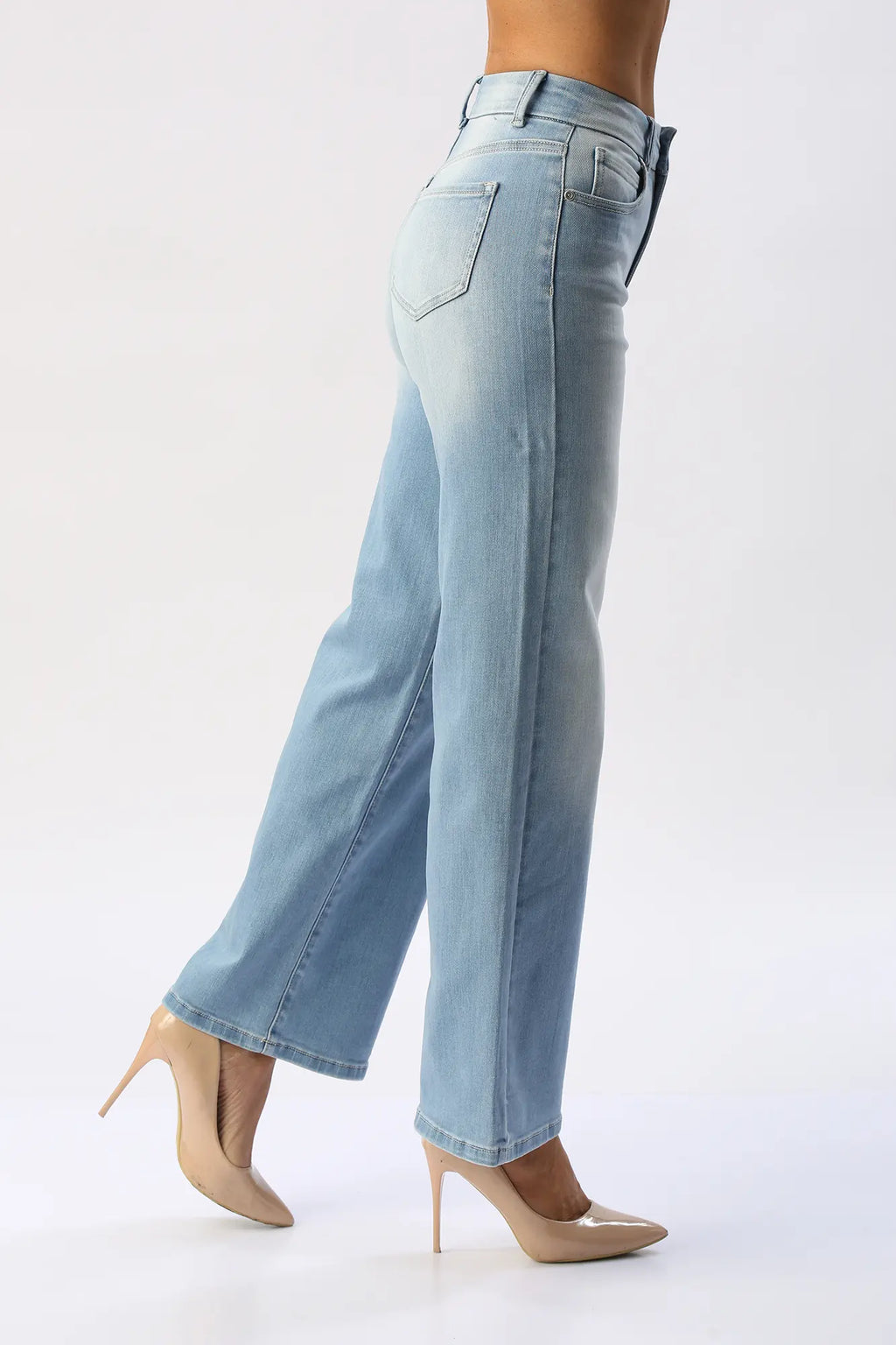 Jean Wide Leg Claro ENCORE