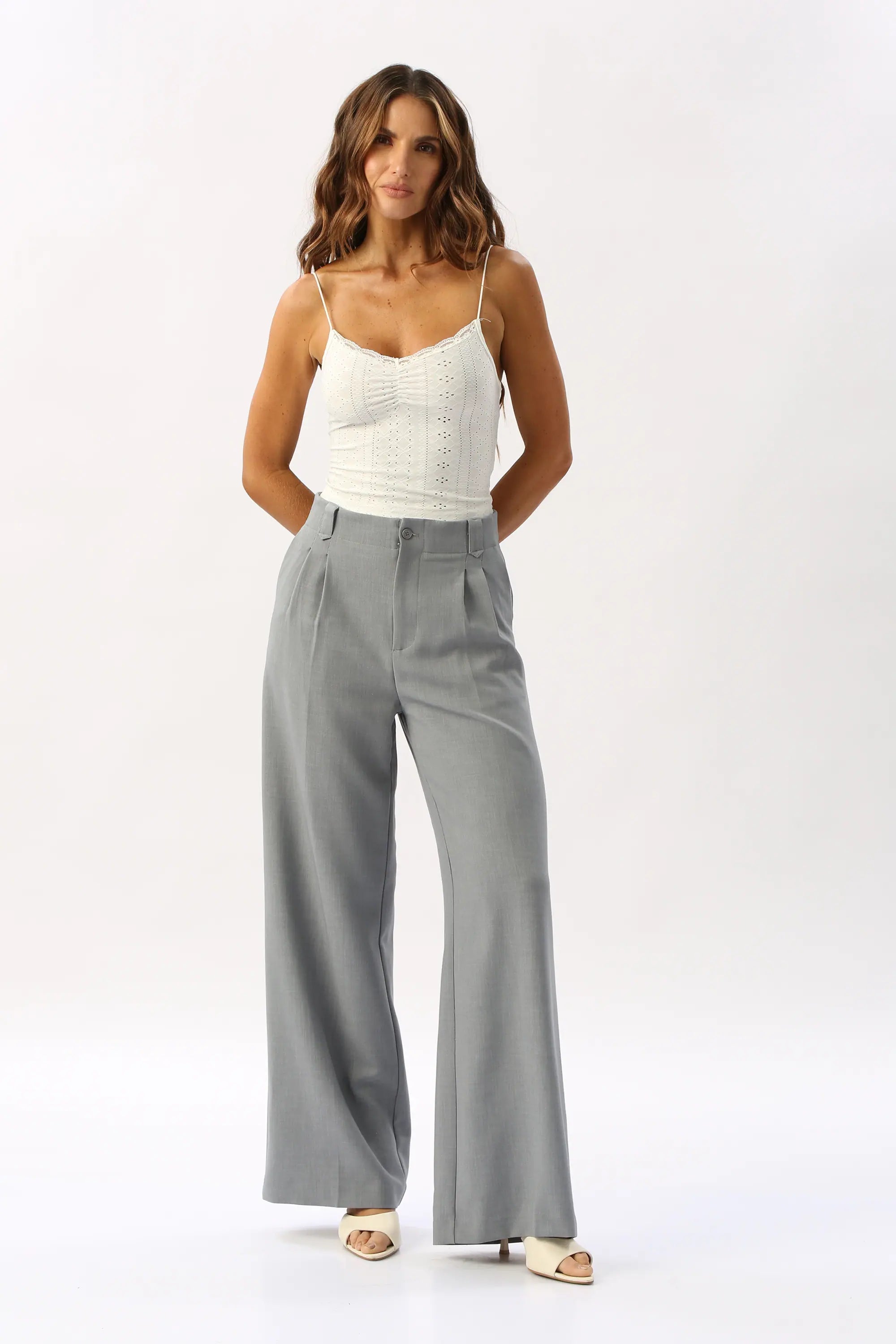 Pantalón Clásico De Silueta Amplia