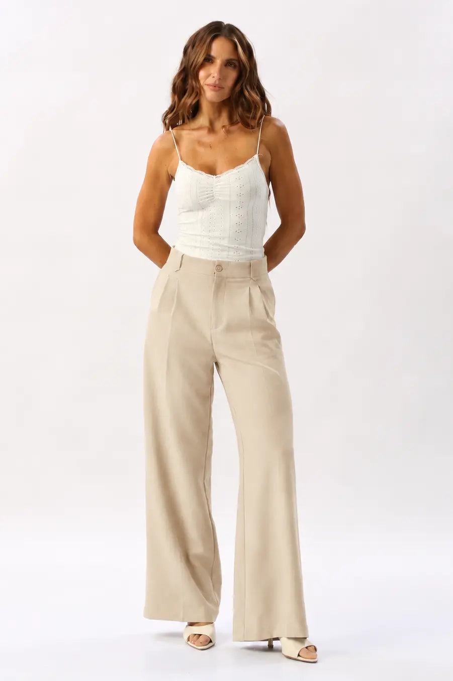 Pantalón Clásico De Silueta Amplia