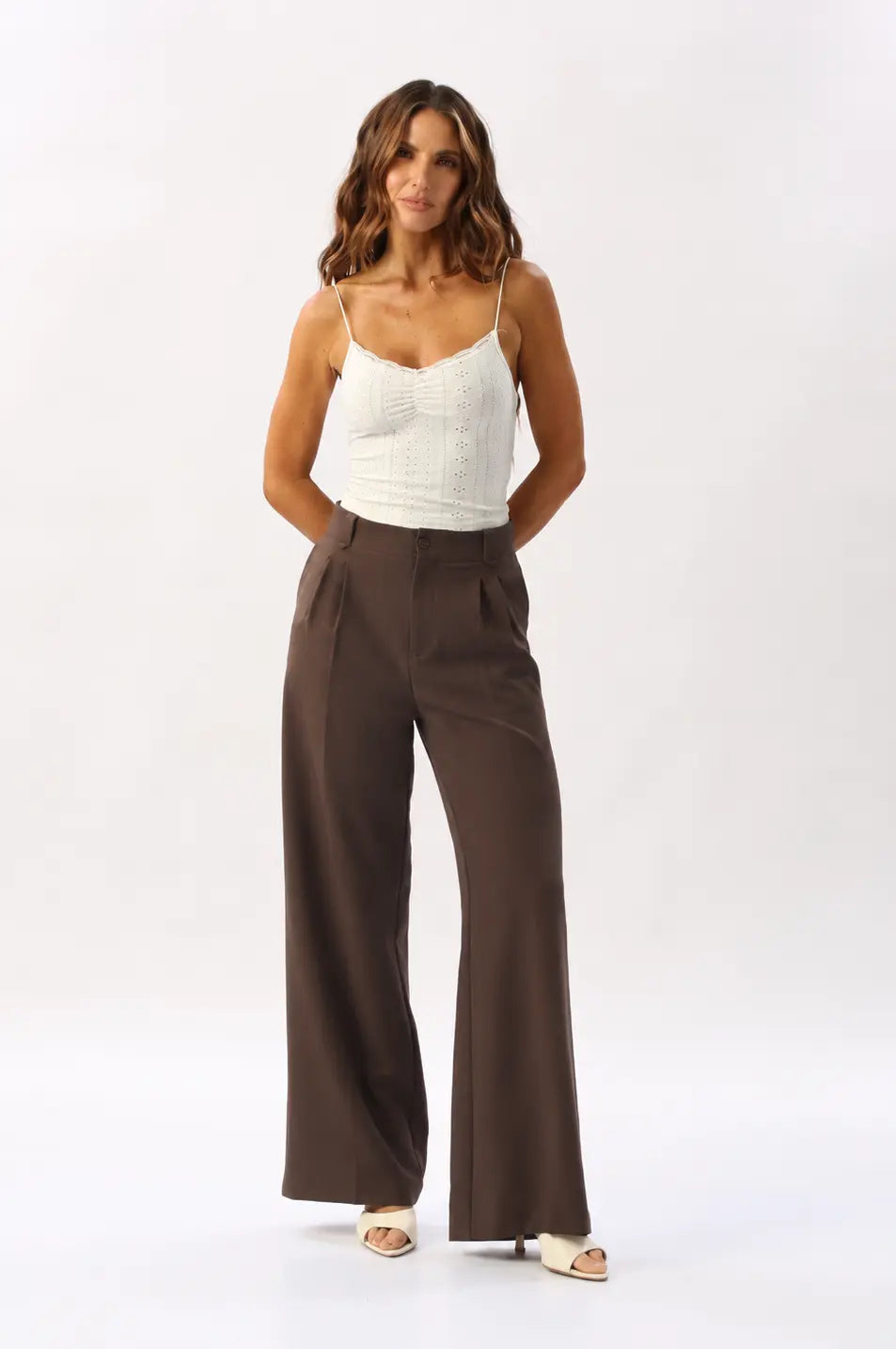 Pantalón Clásico De Silueta Amplia