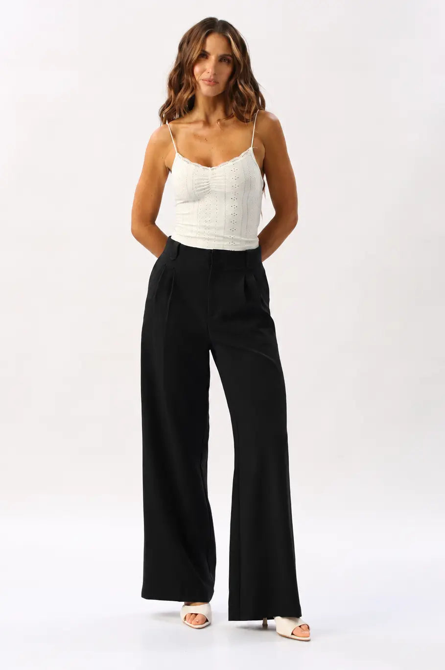 Pantalón Clásico De Silueta Amplia