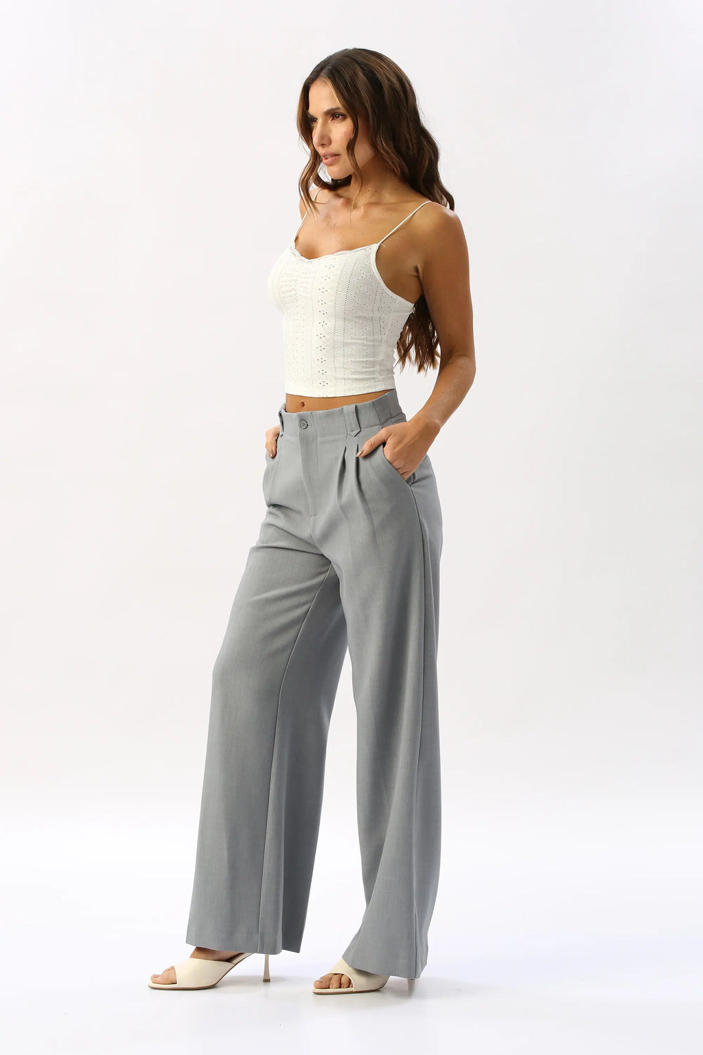 Pantalón Clásico De Silueta Amplia