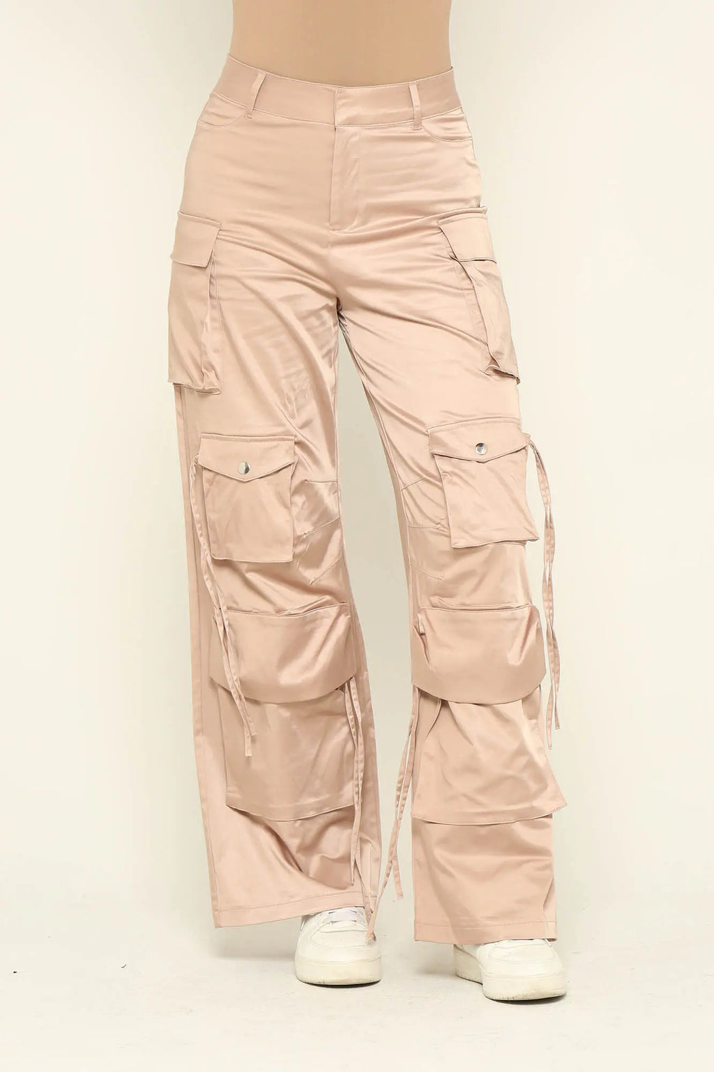 Pantalón Cargo En Satín LABIJOU