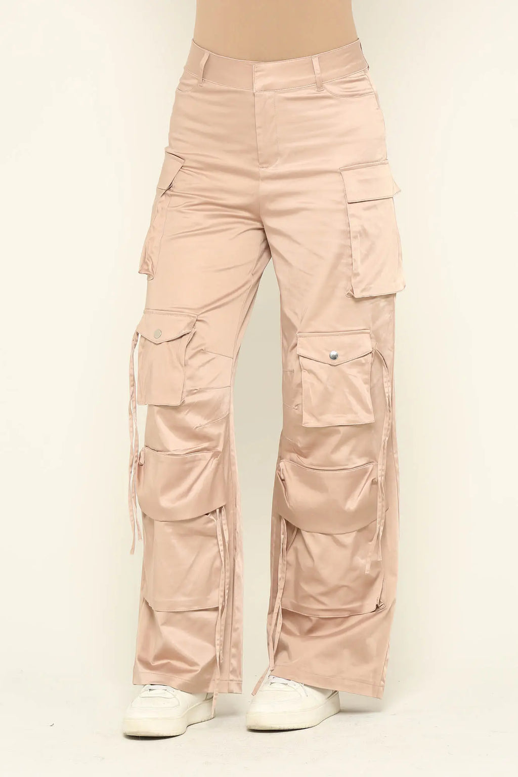 Pantalón Cargo En Satín LABIJOU