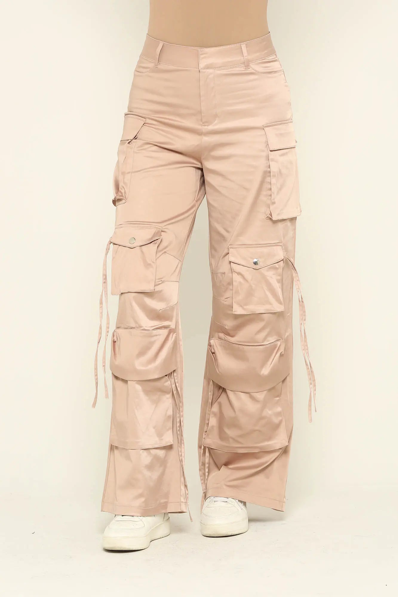 Pantalón Cargo En Satín LABIJOU