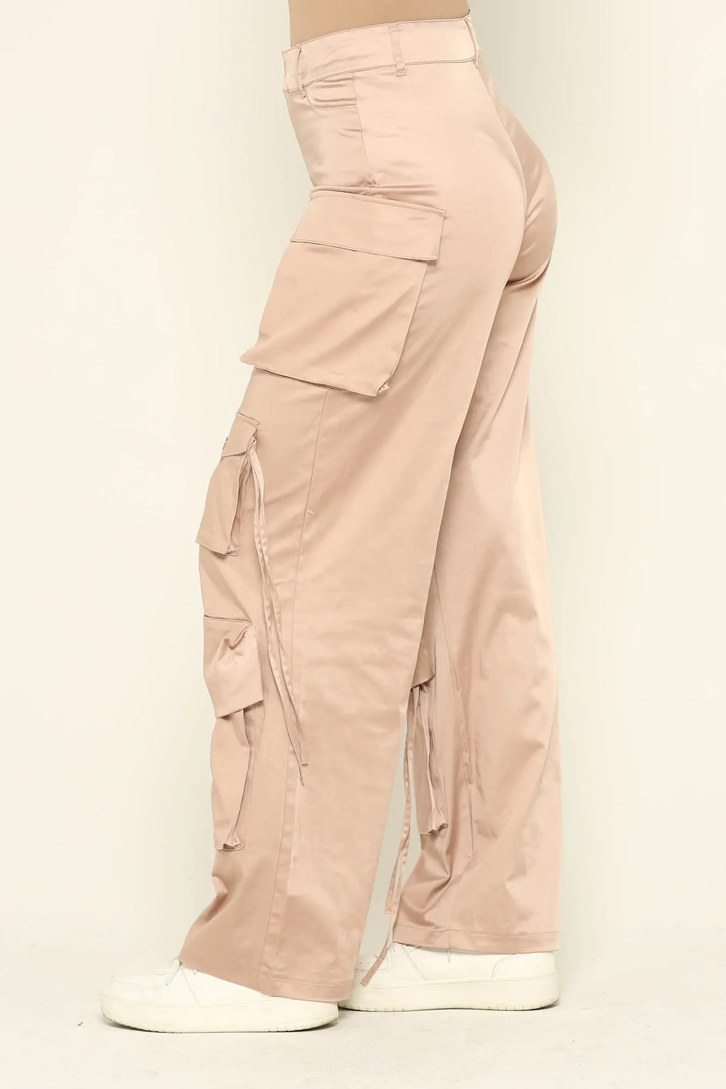 Pantalón Cargo En Satín LABIJOU