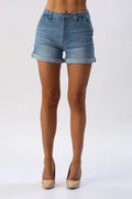 Short Tiro Alto Doblez I&M