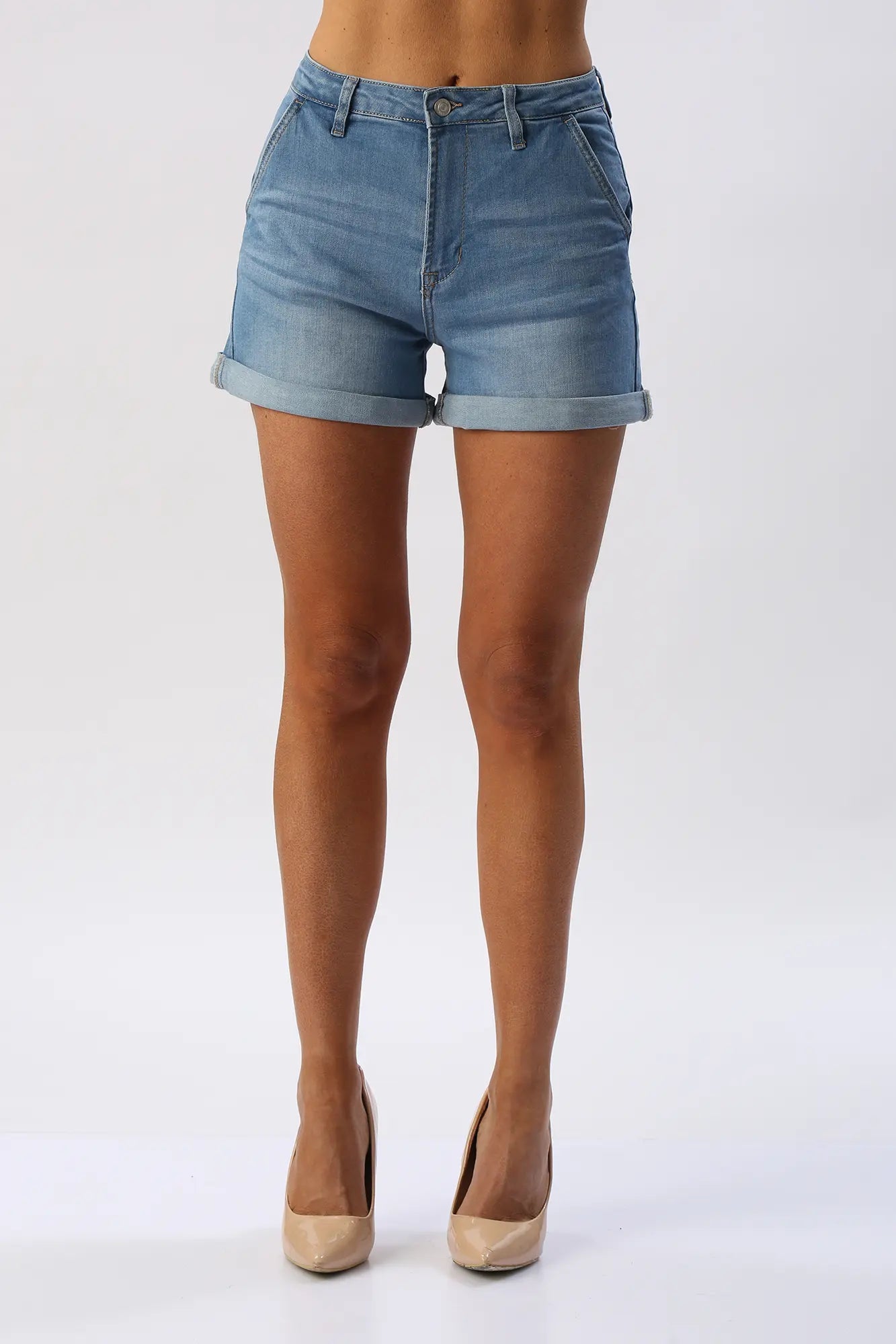 Short Tiro Alto Doblez I&M