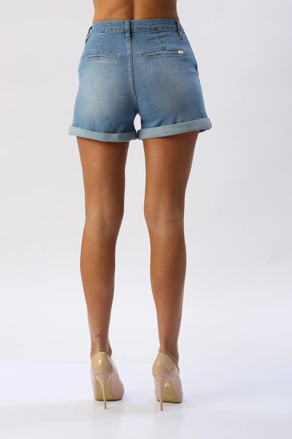 Short Tiro Alto Doblez I&M